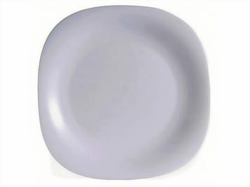 Тарілка обідня скло "Luminarc.Carine White/Blanc" квадрат. 27см №H5922/95139/H5604(6)(24)