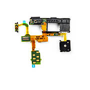 Шлейф SONY LT29 на кнопку увімк./викл. з компонентами оригінал (TW)