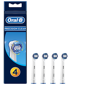 Насадки на електро щітки 4шт Braun Oral-b Precision Clean 4 шт Змінна насадка Орал Бі Браун Прецишн Клин