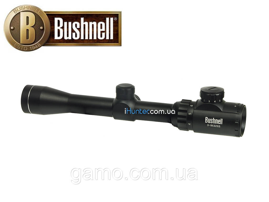 Оптичний приціл BUSHNELL 3-9x32E з підсвічуванням шкали