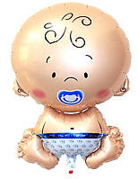 Мини шарик фольгированный "Малюк Підгузки" Размер: 49см * 27см. Пр-во: Китай