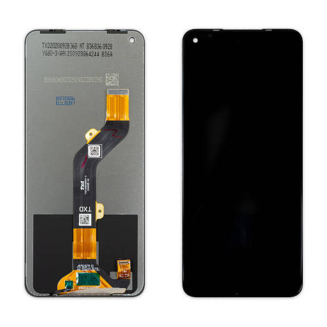 Дисплей TECNO Spark 6/16SE (CE7J/KE7) з чорним тачскріном, фото 1