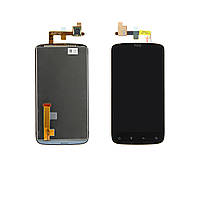 Дисплей HTC Z710е Sensation 4G с черным тачскрином