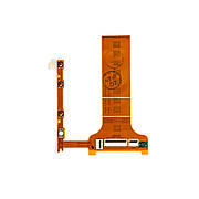 Шлейф SONY LT30 на дисплей з компонентами оригінал (TW)