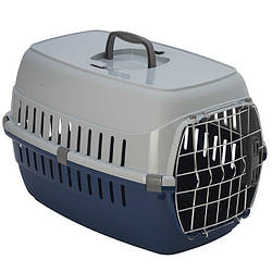 Переноска Moderna (Модерна) Road Runner 2 для тварин з металевими дверима та замком 58х35х37 см чорний