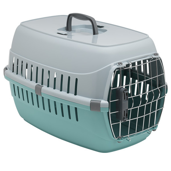 Переноска Moderna (Модерна) Road Runner 2 для тварин з металевими дверима та замком 58х35х37 см акварель, фото 1