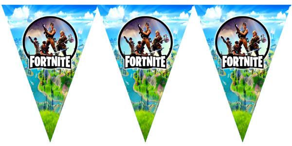 "Fortnite" В1 - Вимпел Трикутники, 10 прапорців.