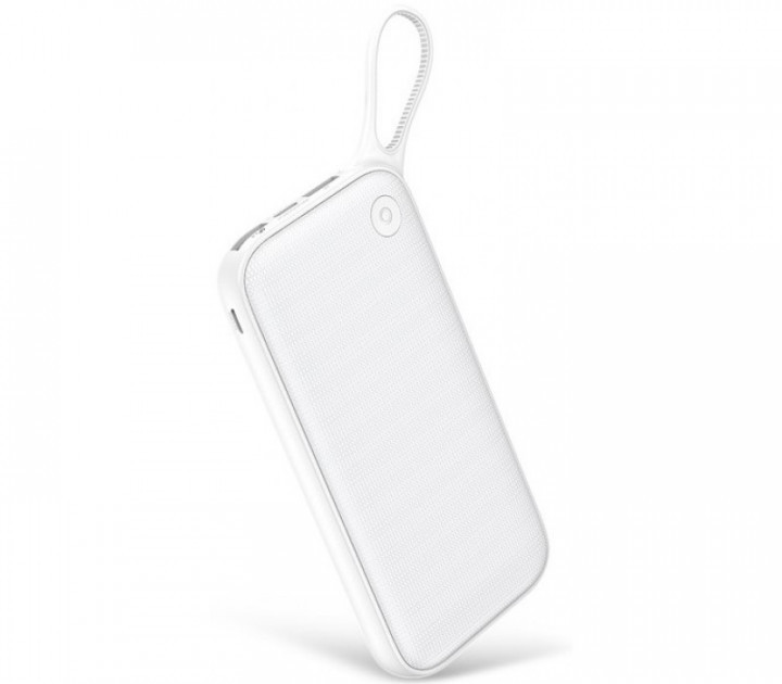 Зовнішній акумулятор PowerBank Baseus Powerful Type-C PD+QC3.0 QC 20000 mAh White PPKC-A02