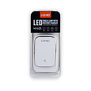 Зарядний пристрій USB LDNIO A4405 Led Touch 4 Ports 2 в 1 (адаптер + кабель USB-Micro - USB)