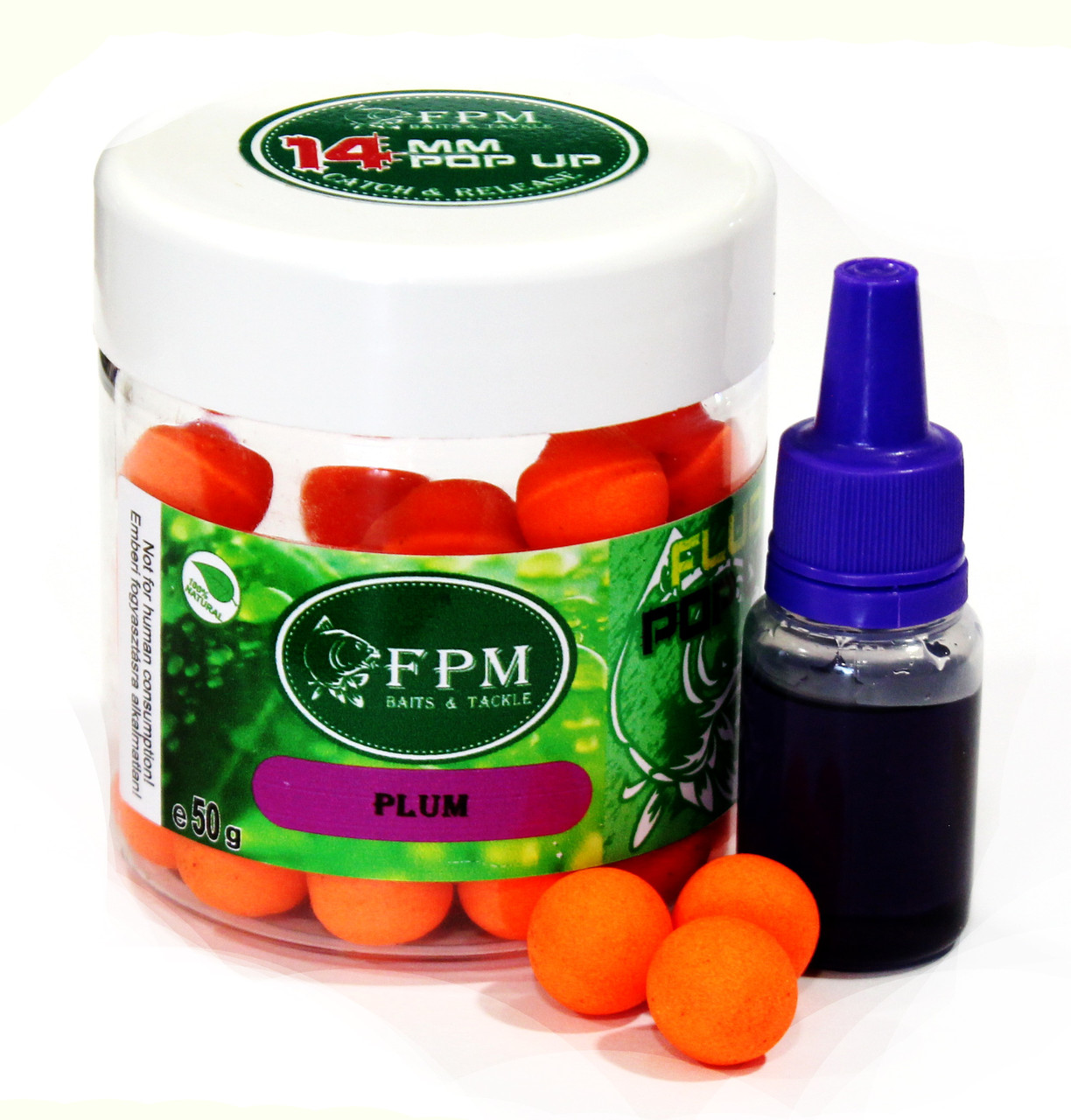 Pop-up FPM Fluo Plum 14мм 50г в банці + Dip 10мл