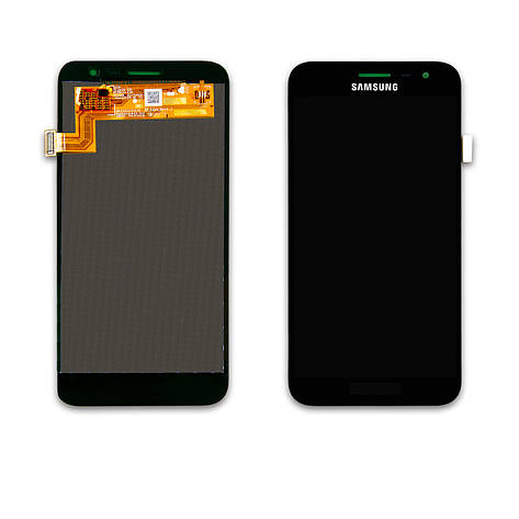 Дисплей SAMSUNG J260 Galaxy J2 Core (2018) з чорним тачскріном, фото 1