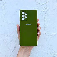 Чехол на Samsung Galaxy A52 Silicone Case зеленый силиконовый / для Самсунг Гелекси А52