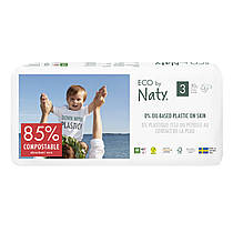 Органічні підгузники Eco by Naty Розмір 3 (від 4 до 9 кг) 50 шт