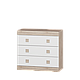 Комод для спальні Соната-1  Еверест – 80 см, дуб сонома / білий (80×38×74 см), фото 4