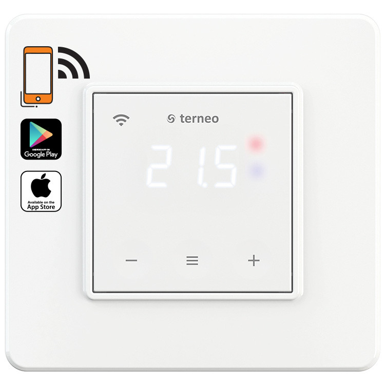 Терморегулятор для теплої підлоги Wi-Fi Terneo sx білий