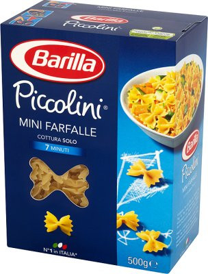 Макарони твердих сортів Barilla Piccolini «mini Farfalle», дитяча серія 500 г., фото 1
