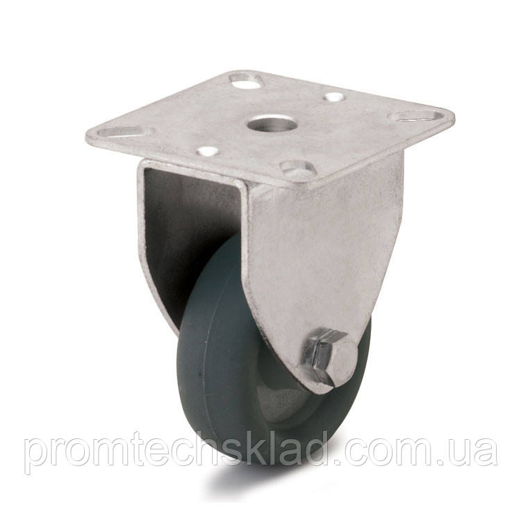 Колесо 50 мм апаратне з неповоротним кронштейном