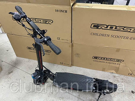 Електросамокат CROSSER T4 (1000W) — Чорний, фото 1