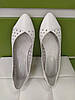 STTOPA Розміри 41-44. Балетки великих розмірів літні з натуральної шкіри. 166-4144-1 Білі, фото 8