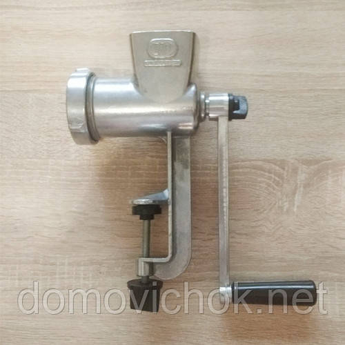 М'ясорубка ручна побутова УкрЛітПром ГОСТ 4025-83, продуктивність до 20 кг/год, фото 1