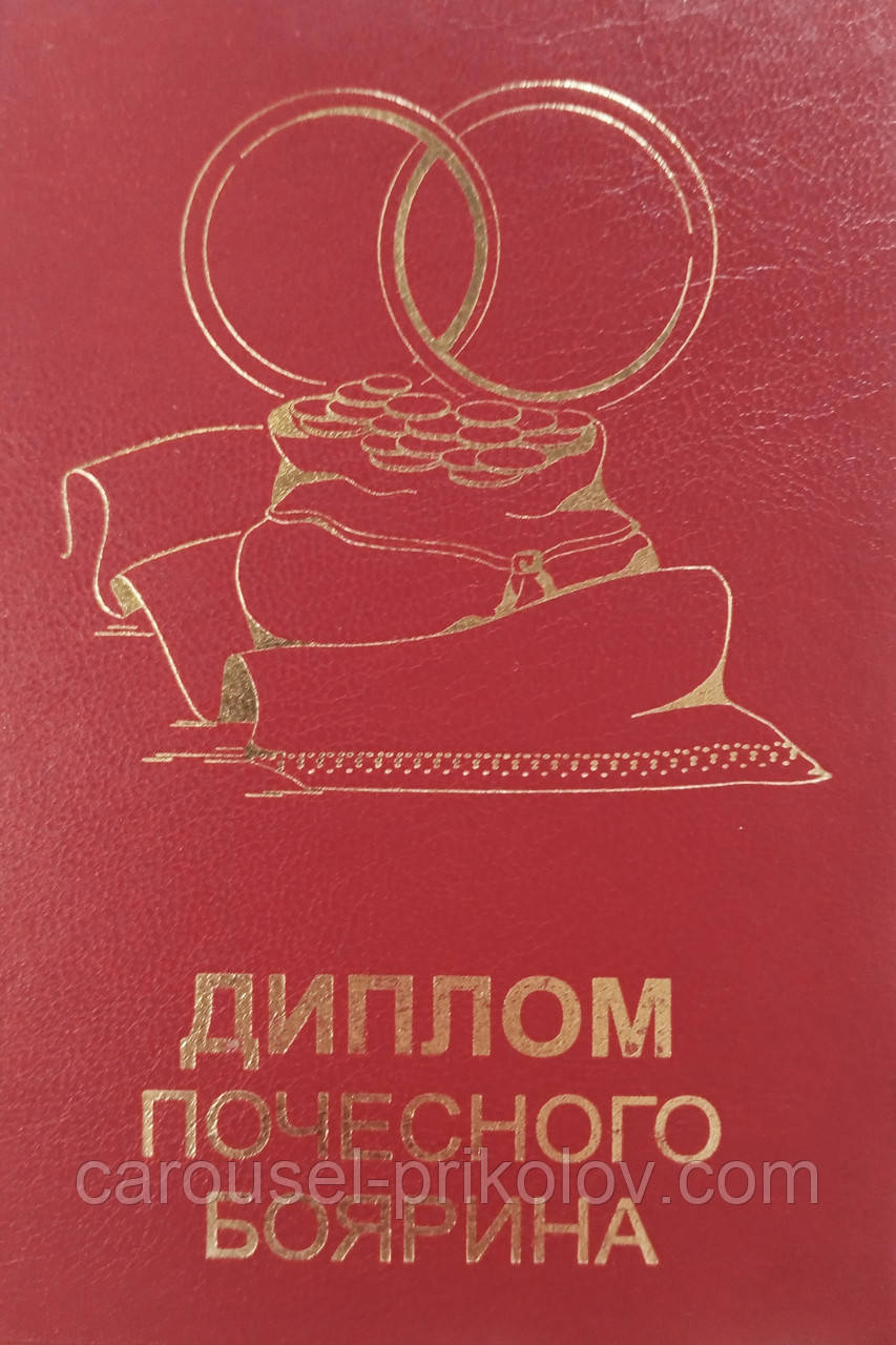 Диплом почісного бойфрина, фото 1