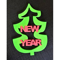 Светящийся сувенир 'Елочка NEW YEAR' - сувенир-подвес магнит