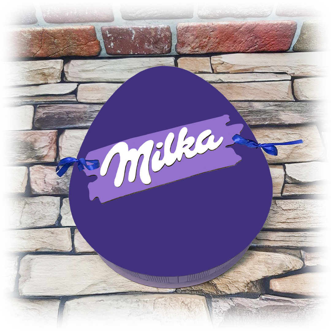 Подарункова упаковка яйце "Milka".