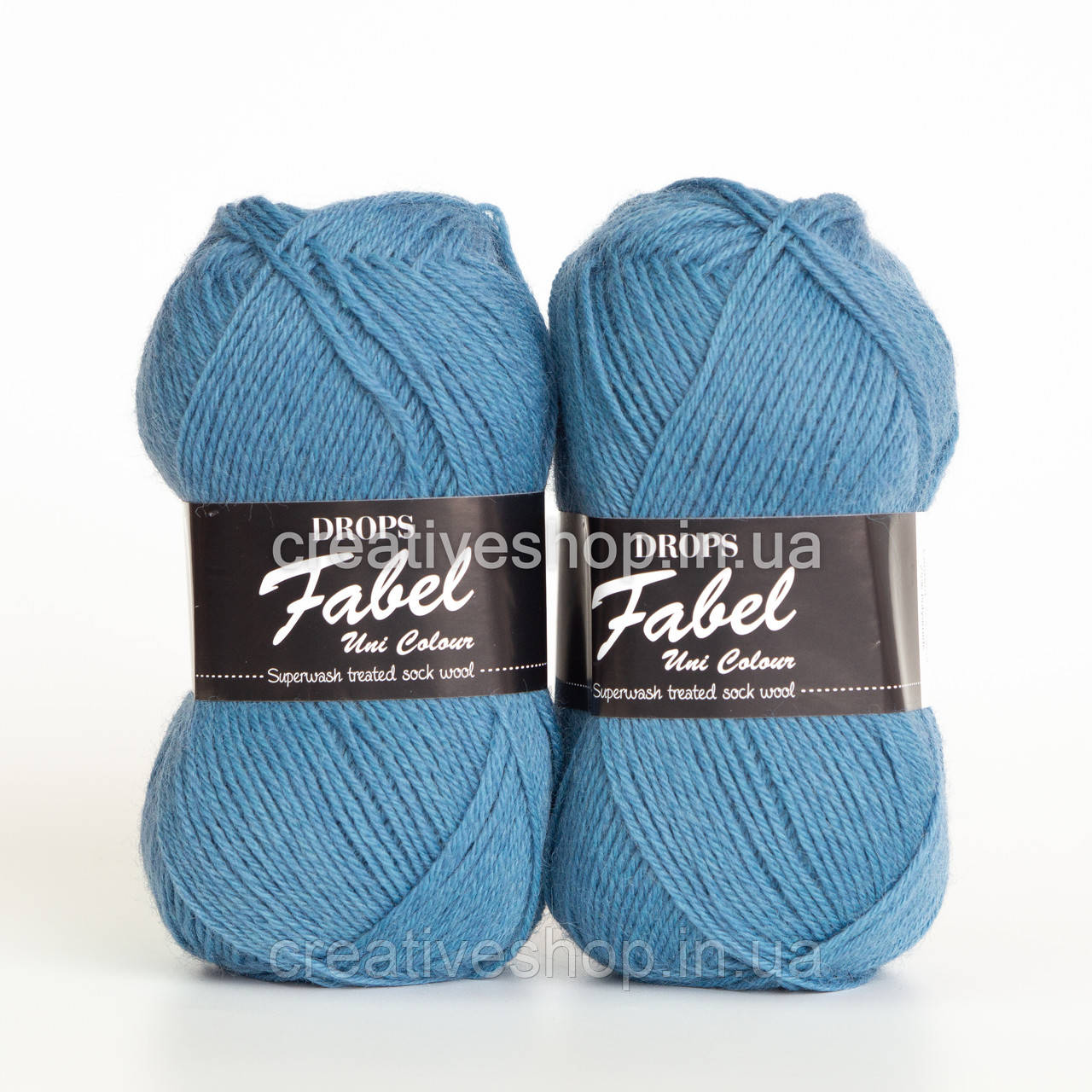 Пряжа Drops Fabel (колір 103 grey blue)