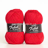Пряжа Drops Fabel (колір 106 red)