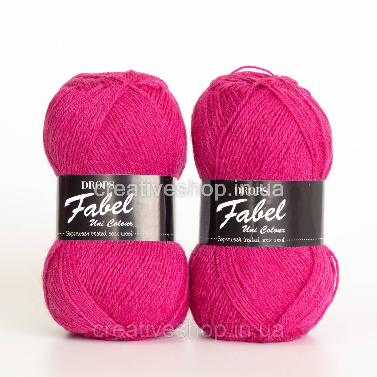 Пряжа Drops Fabel (колір 109 dark pink)