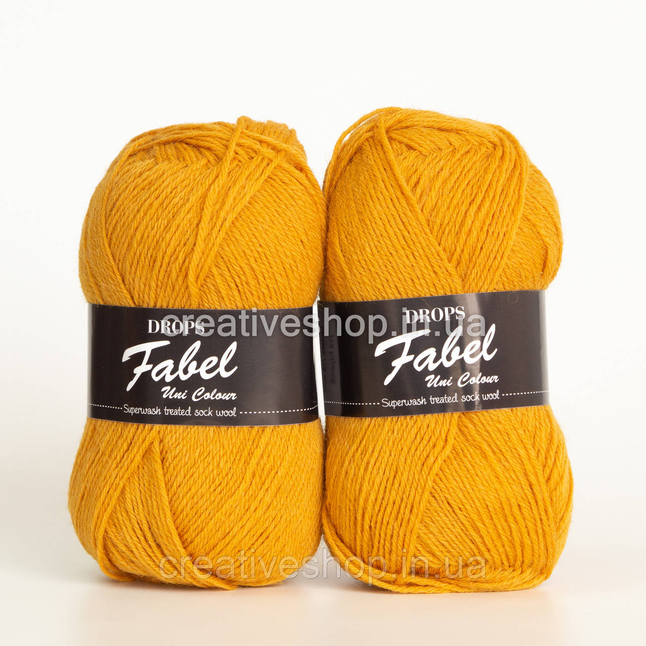 Пряжа Drops Fabel (колір 111 mustard)