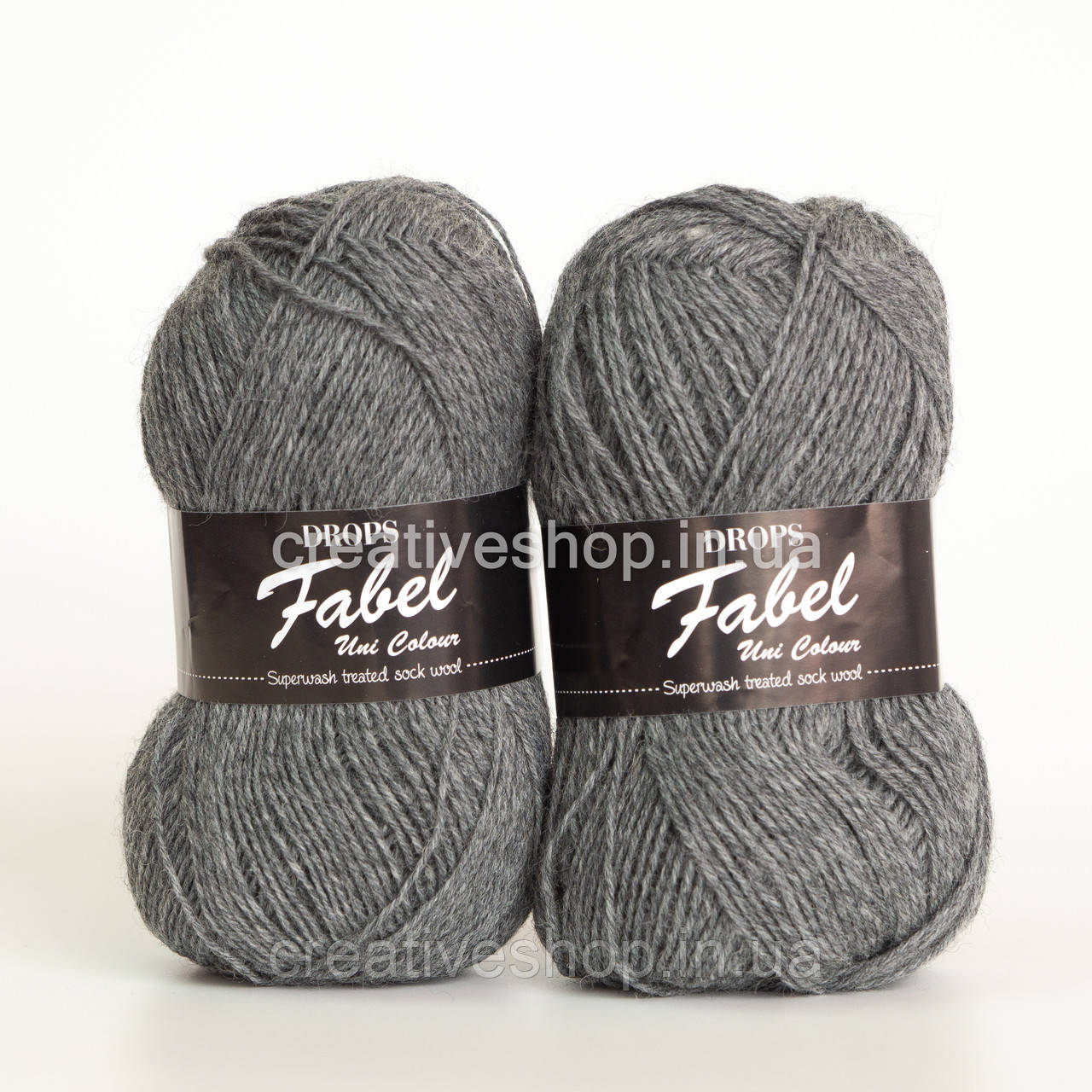 Пряжа Drops Fabel (колір 200 grey)