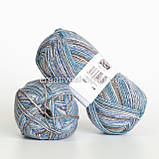 Пряжа Drops Fabel Long Print (колір 604 ocean view), фото 2