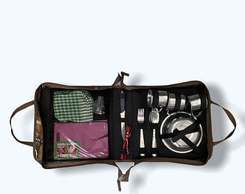 Набір посуду для пікніка туристичний 3 персони