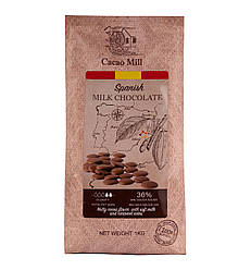 Молочний шоколад 36% Natra Cacao 1 кг