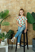 Футболка яскрава дитяча Кавунчик бавовняна