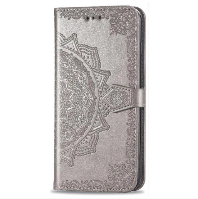 Чохол Vintage для Xiaomi Mi 11 Lite книжка з візитницею Сірий