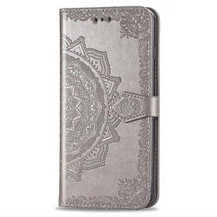Чохол Vintage для Xiaomi Mi 11 Lite книжка з візитницею Сірий