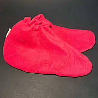 Шкарпетки для парафінотерапії фліс, рожеві