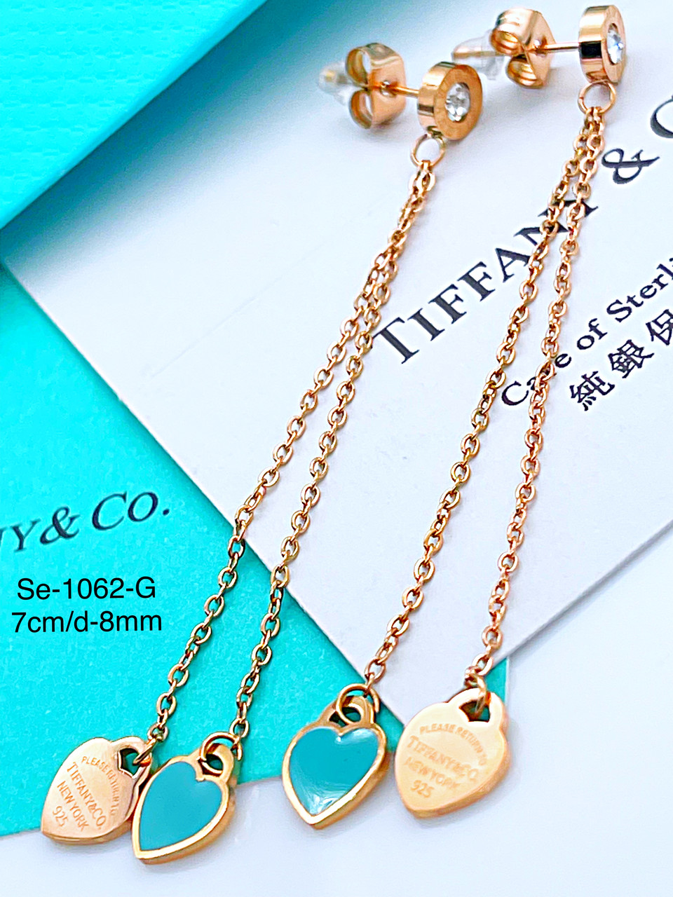 Сережки Stainlees Steel преміум