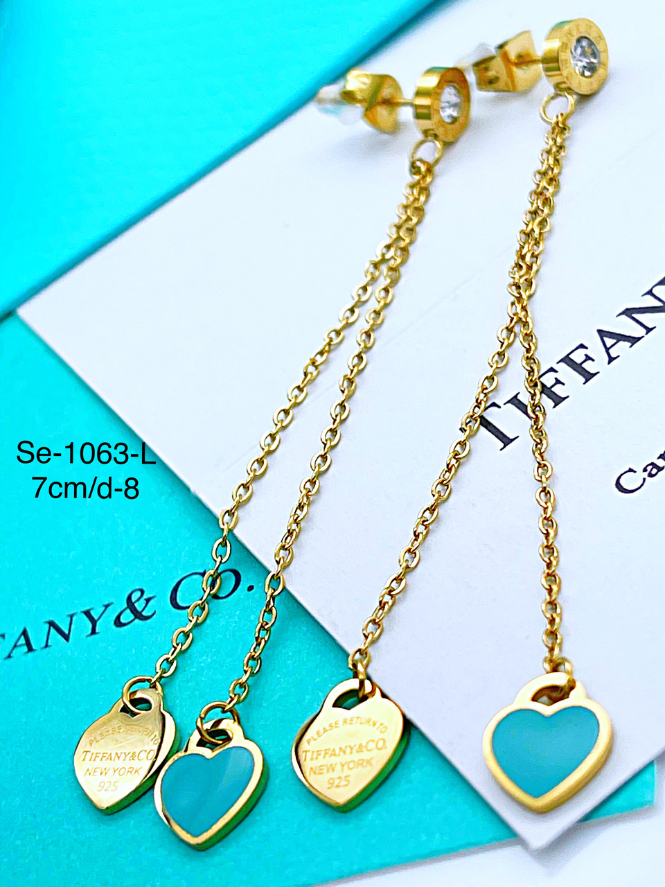 Сережки Stainlees Steel преміум