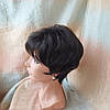 Перука короткий каскад з термоволосся темно-шоколадний RG 9713-2/33, фото 5
