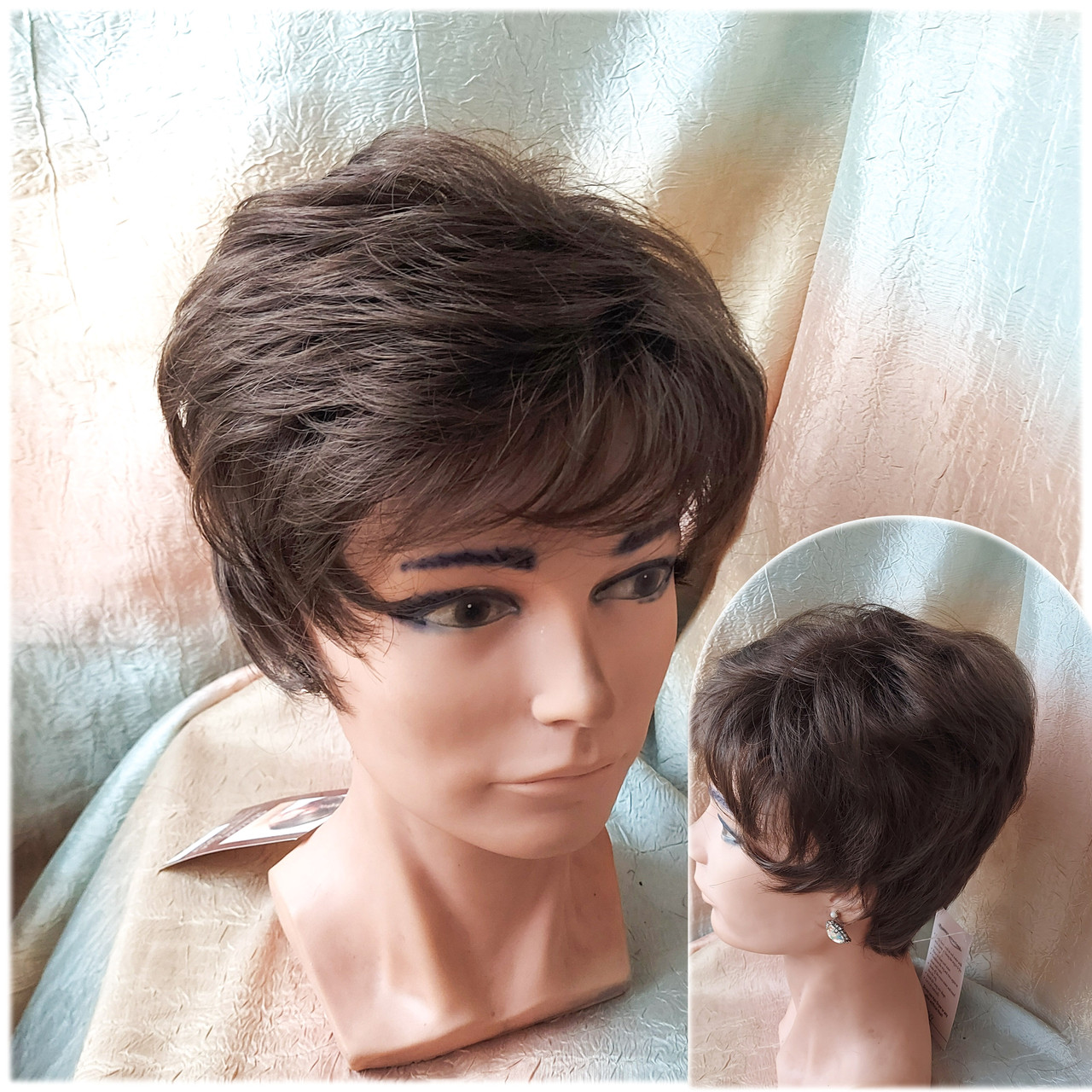 Перука короткий каскад з термоволосся русявий RG9713-12, фото 1