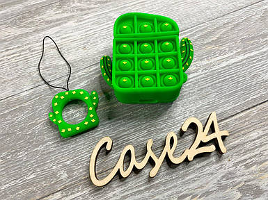 Чехол Pop it кактус на Airpods