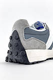 Чоловічі / жіночі кросівки New Balance 327 Grey White, сірі замшеві кросівки нью беленс беланс 327 NB 327, фото 2