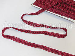 Тасьма атласна "самоса"  бордова
