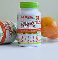 Sodium ascorbate NutriBiotic аскорбат натрия витамин С 100 капсул.