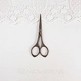Ножиці для рукоділля та вишивки Витончені 9.5 см Бронза, фото 2