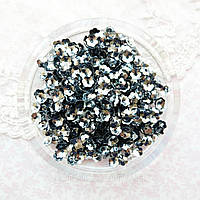 Паєтки Індія 5 мм квіточки-чашечка Срібло 5 г