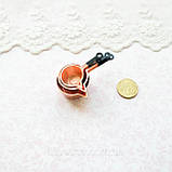 Мініатюрний набір ковшиків ø 2.5-1.7 см Мідь, фото 3